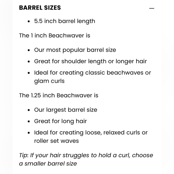 Beachwaver 1.25" Rotating Curling Iron in Pretty Lilac, pastel purple - Picture 12 of 15